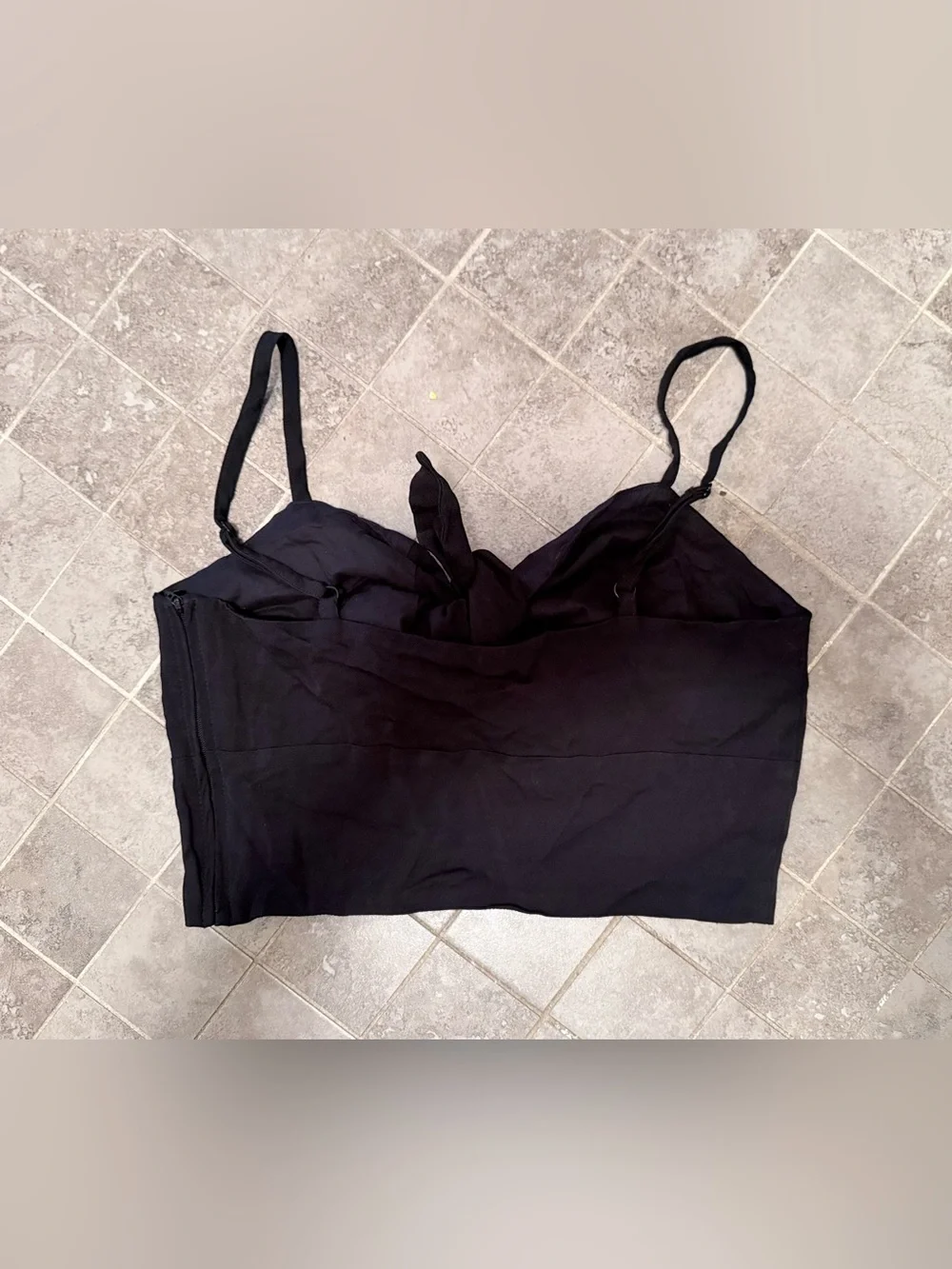 Maje - Knot-Front Cropped Cami - Picture 2 of 4
